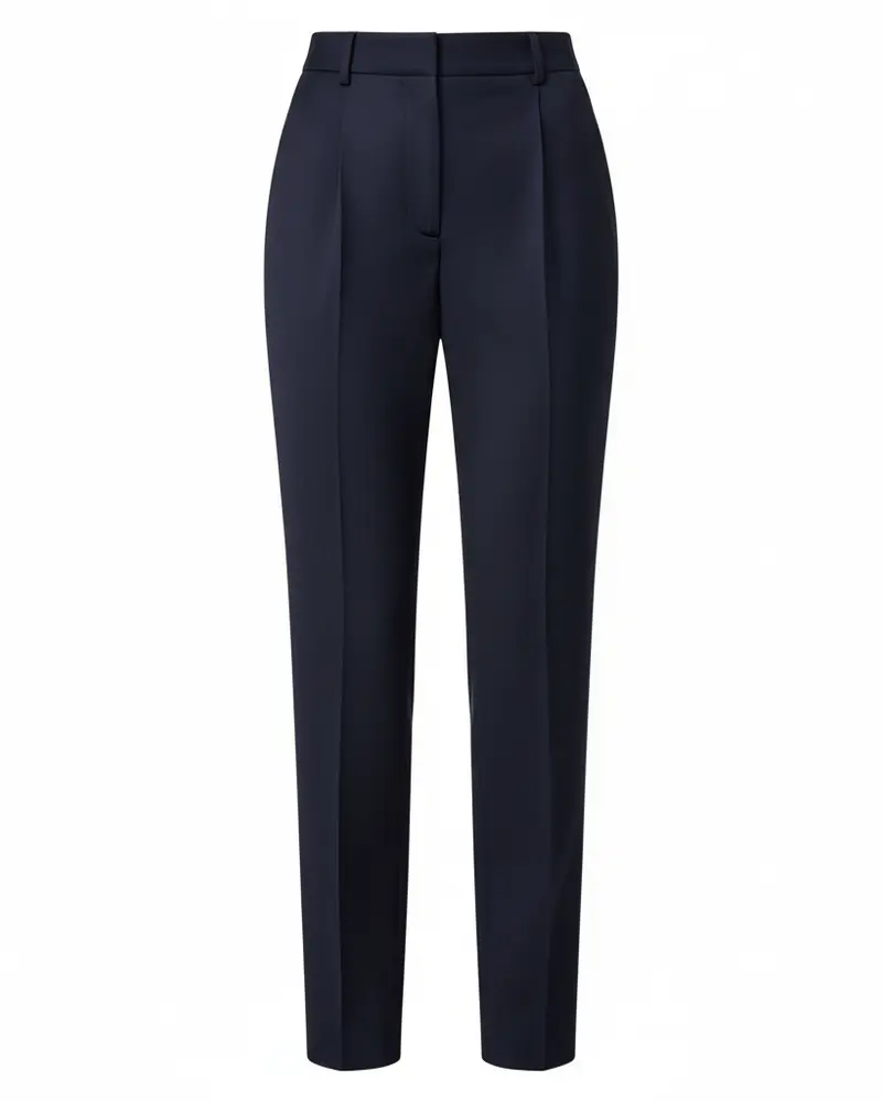 High-waisted trousers